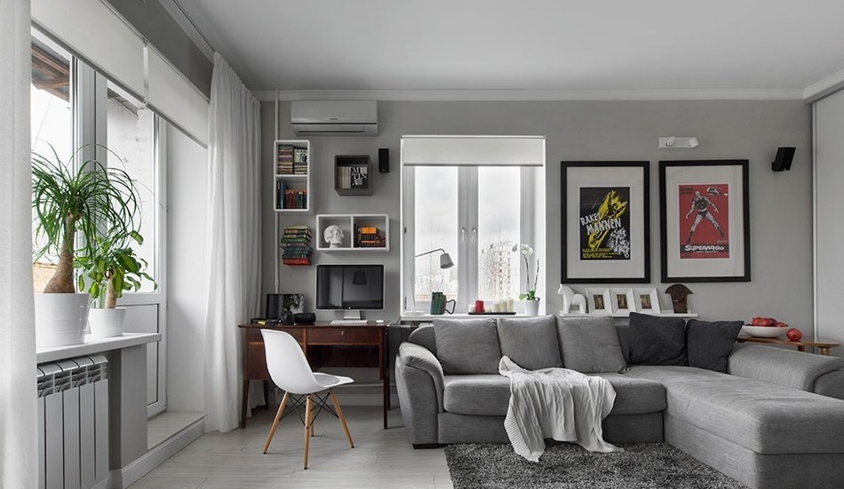 Расстановка мебели в квадратной комнате